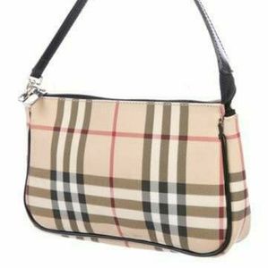 BURBERRY  NOVA CHECK SHOULDER BAG